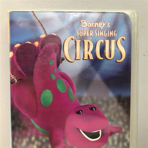Barney And Friends Super Singing Circus Vhs Video Tape Sing Along Songs