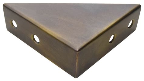 Th 10b Brass Box Corner Contemporary Hardware By Horton Brasses Inc