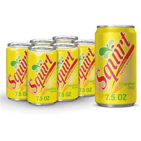 Squirt Citrus Soda 7 5 Fl Oz Cans 6 Pack