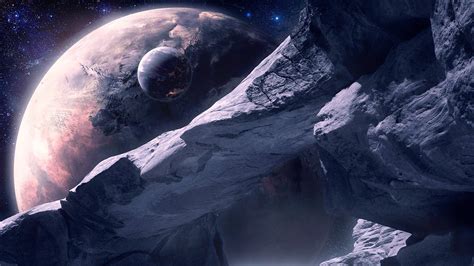 Wallpaper Science Fiction Planet Landscape Wallpapersafari