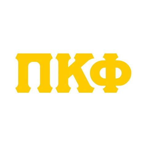 Pi Kappa Phi Big Greek Letter Window Sticker Decal Sale 895 Greek