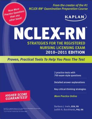 Resources and review books to get ready. Kaplan NCLEX-RN by Barbara J. Irwin, Judith A. Burckhardt ...