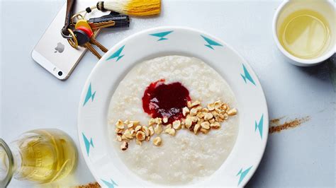 Brown Rice Porridge With Hazelnuts And Jam Recipe Bon Appétit