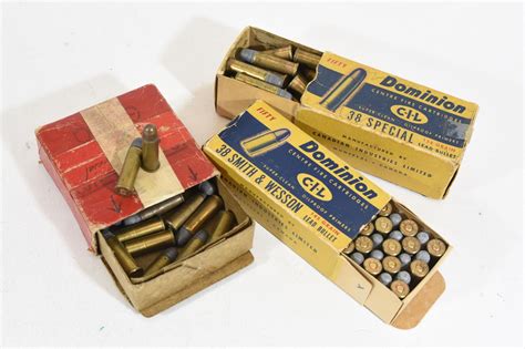 103 Rounds Mixed Dominion 38 Cal Ammo