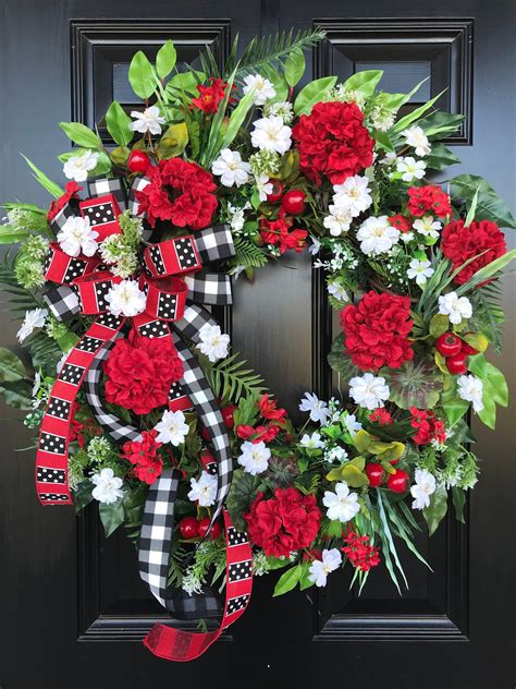 10 Spring Wreath For Red Front Door Decoomo