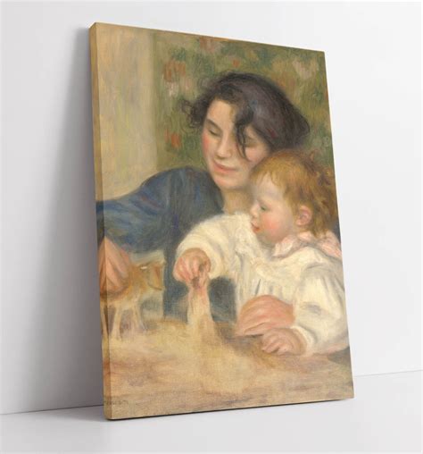 Pierre Auguste Renoir Gabrielle And Jean Leinwand Kunstdruck Etsy