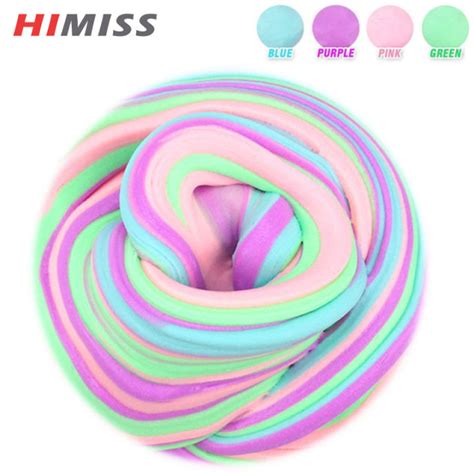 Himiss Rc 60ml Dynamic Fluffy Slime Plastic Clay Light Clay Colorful