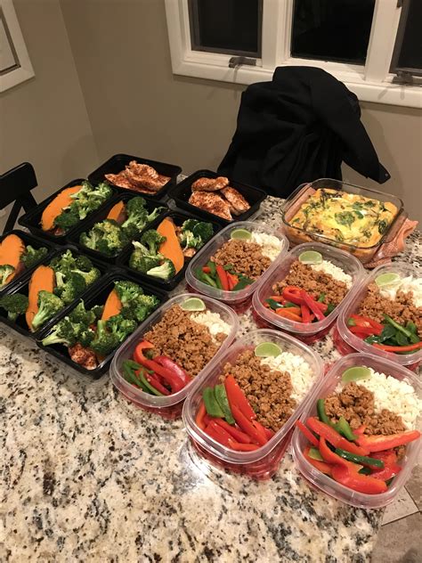 1 Week Of Food High Protein Low Carb Mealprepsunday