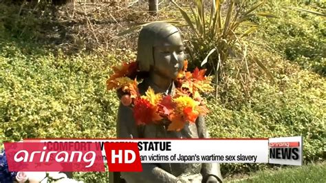 u s city to erect memorial to korean victims of japan s wartime sex slavery youtube