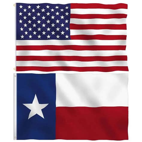 Polyester Republic Of Texas Flags Banners 3x5 Ft Heavy Duty Tough Tex