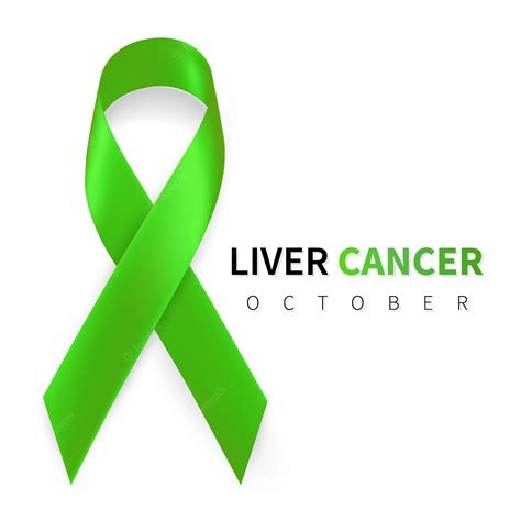 Premium Vector Liver Cancer Awareness Month Realistic Emerald Green