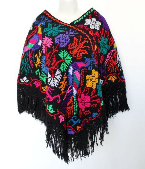 Ideas De Ponchos Mexicanos Ponchos Moda Mexicana Huipiles