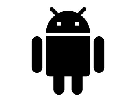 Android Robot Black Logo Png Vector In Svg Pdf Ai Cdr Format