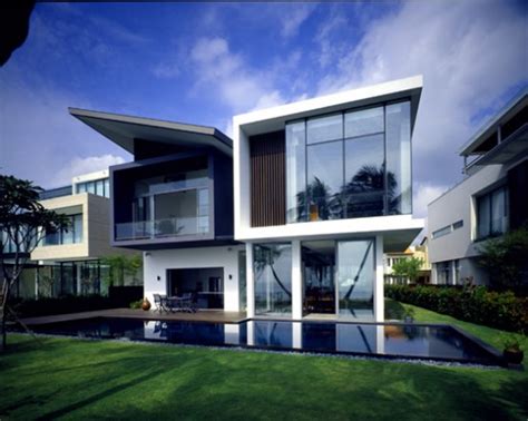 Modern House At Small Area In Sentosa Cove Digsdigs