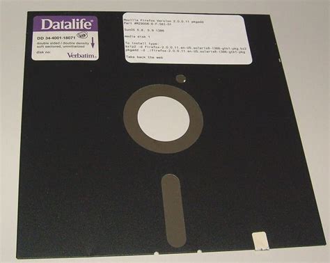 525 Inch Floppy Disc This Held Our Computer Data Back In The Day