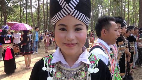 Hmong New Year In Laos Beautiful Hmong Girl In Laos Youtube