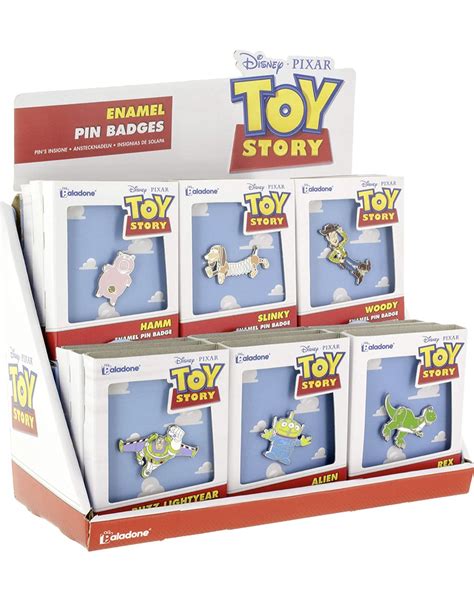 Toy Story Enamel Pin Badges Full Set Of 6 Jos Pop Culture