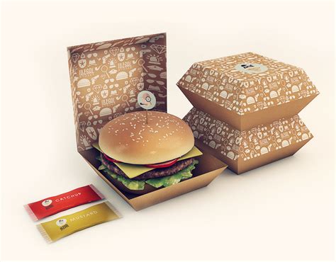 Fast Food Packaging Custom Printed Food Boxes