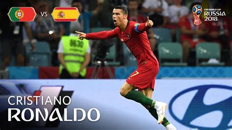 Cristiano Ronaldo Goal 2 Portugal V Spain Match 3 Youtube