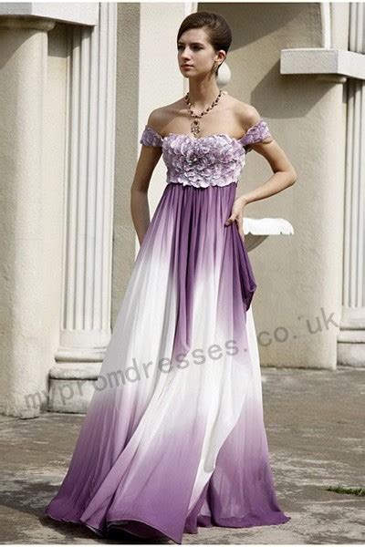 A Wedding Addict Purple And White Wedding Dresses