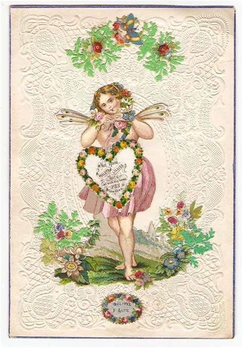 Antiques Atlas Victorian Valentine Card Circa 1845