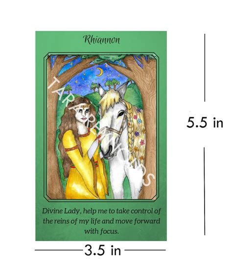 Rhiannon Art Prayer Card Goddess Art Print Pagan Art Celtic Etsy