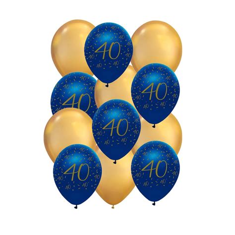 40th Birthday Balloons Party Balloons Birthday Balloons Etsy