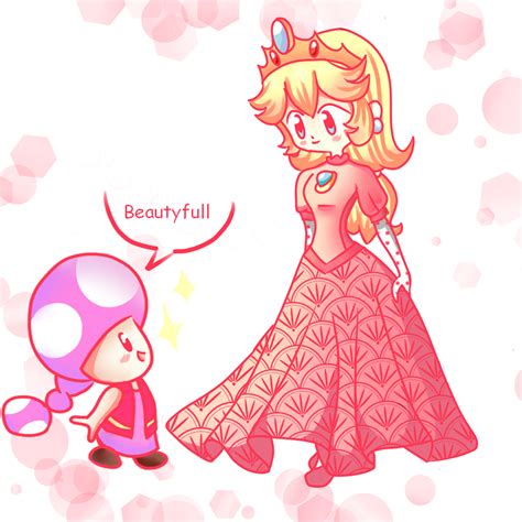 Peach Y Toadette Sakura Comics Illustrations ART Street