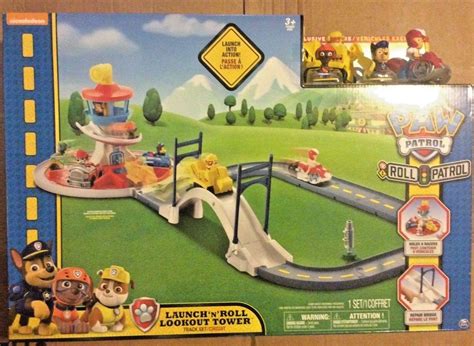 Paw Patrol Launch N Roll Lookout Tower Track Set Nib 1953541886