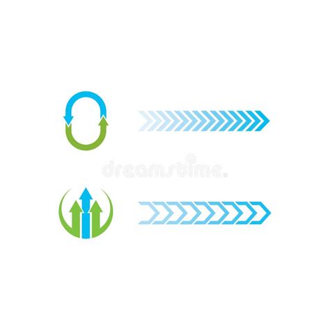 Arrows Business Vector Illustration Icon Logo Template Stock Vector