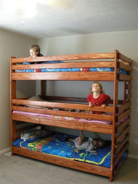 19 Nice Triple Bunk Beds Ideas For Your Childrens Bedroom Bunk Bed