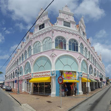 Oranjestad Aruba Downtown Boulevard Editorial Photography Image Of