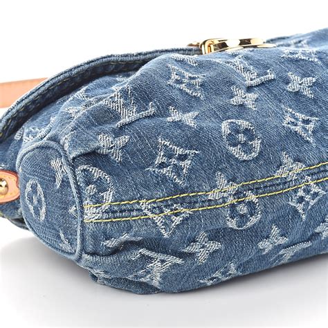 Louis Vuitton Monogram Denim Mini Pleaty Blue 500648 Fashionphile