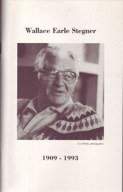 Wallace Earle Stegner 1909 1993 Par Dourgarian James M James M