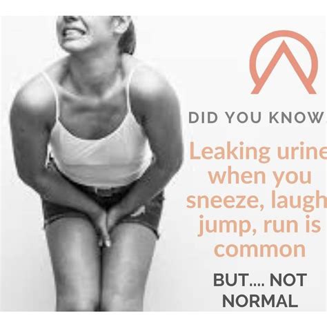 did you know that leaking urine when you sneeze laugh jump adelaide clinic