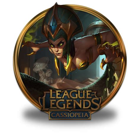 Cassiopeia 2 Icon League Of Legends Gold Border Iconset