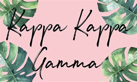 Kappa Kappa Gamma Sorority Flags Etsy