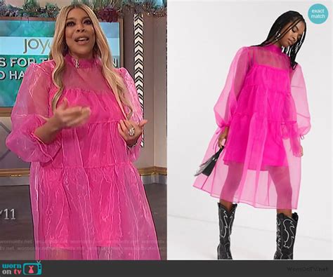 Wornontv Wendys Pink Tulle Dress On The Wendy Williams Show Wendy