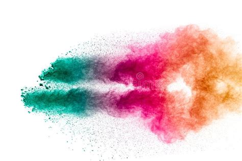 Colorful Background Of Pastel Powder Explosionmulti Colored Dust