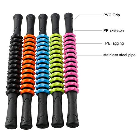 Sunrain Muscle Roller Massage Roller Stick Compatible With Relieving Muscle Soreness Cramping