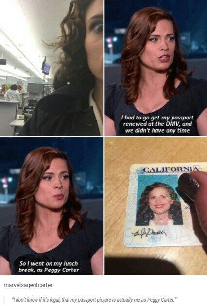 Til actress hayley atwell got her drivers licence photo taken in full peggy carter makeup. 458 best Agents of Shield images on Pinterest | Agent ...