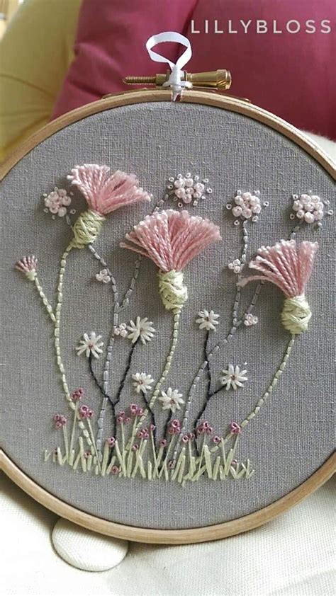 Pin De Patsy Hodgkinson Em Embroidery Pontos Bordados à Mão Idéias