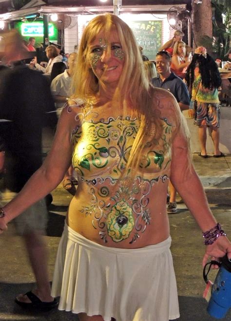 Key West Florida Fantasyfest 2012 Painted Lady