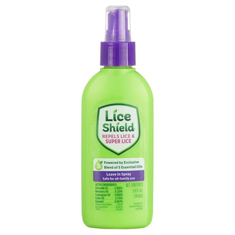 Lice Shield Leave In Spray 5 Oz
