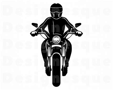 Motorcycle Rider Svg Motorcycle Svg Motor Bike Svg Etsy