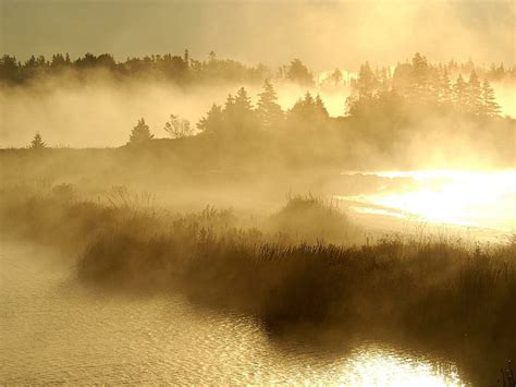 1024x768px Free Download Hd Wallpaper Landscapes Sunrise Fog Mist
