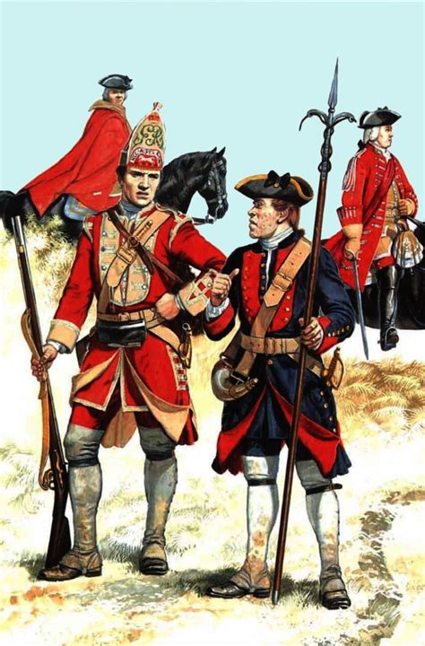British Army During The Seven Years War British Army Uniform British