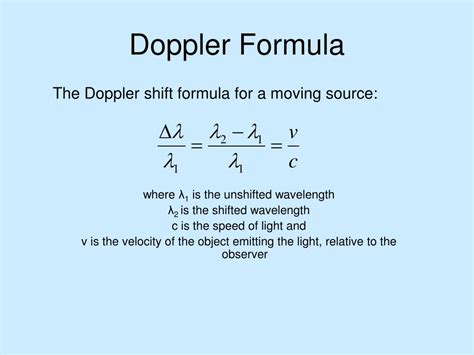 Doppler Effect Formula Pikolposters