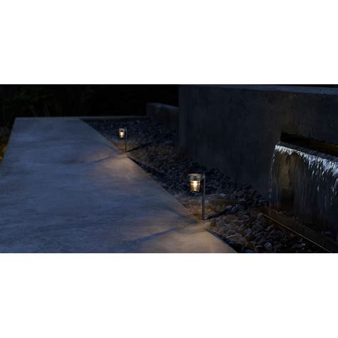 Harbor Breeze 10 Lumen Black Solar Led Outdoor Path Light Kit 3500 K