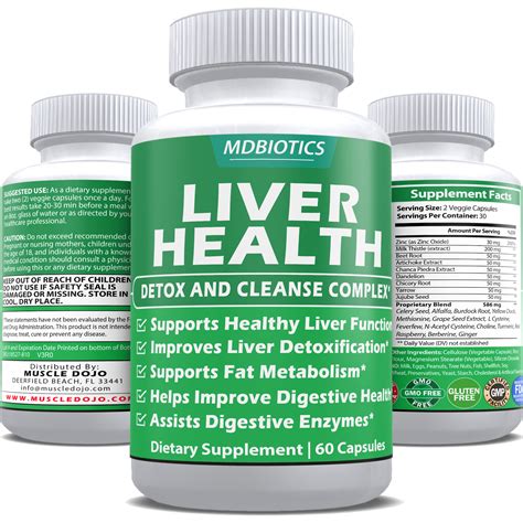 Liver Health Detox And Repair Supplement Unique Blend Of Essential